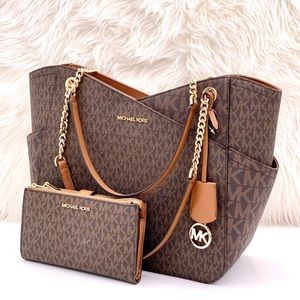 Michael Kors Shoulder Bag and Wallet Set